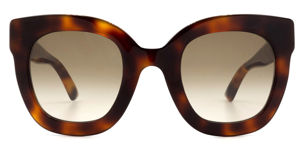 Gucci® GG0208S GUC GG0208S 003 49 - Havana Sunglasses