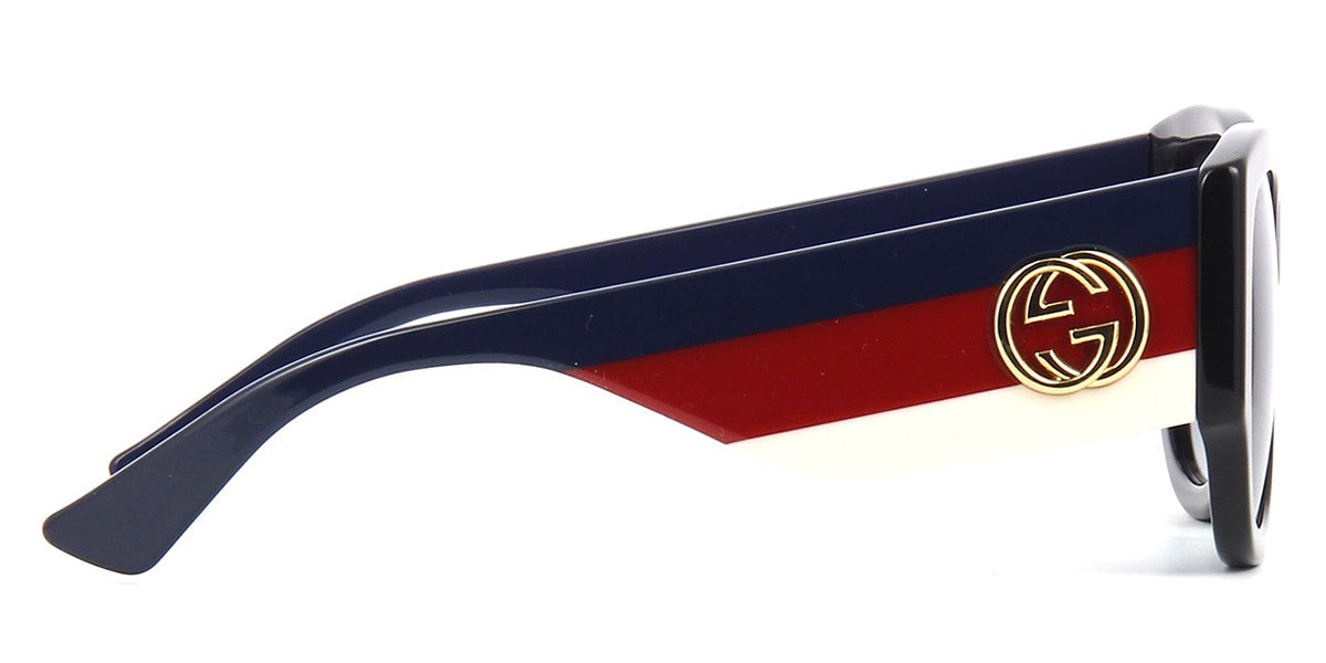 Gucci® GG0276S GUC GG0276S 001 53 - Black/Multicolor Sunglasses