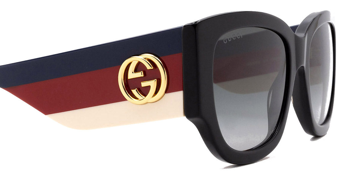 Gucci® GG0276S GUC GG0276S 001 53 - Black/Multicolor Sunglasses