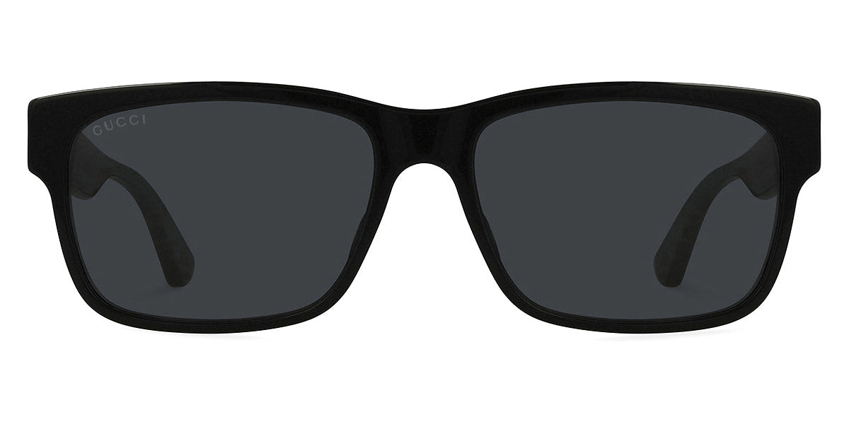 Gucci® GG0340S GUC GG0340S 006 58 - Black/Multicolor Sunglasses