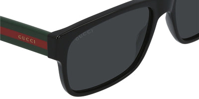 Gucci® GG0340S GUC GG0340S 006 58 - Black/Multicolor Sunglasses