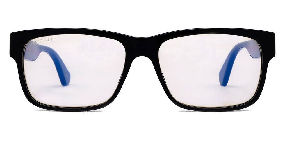 Gucci® GG0340S GUC GG0340S 011 58 - Black/Green Sunglasses