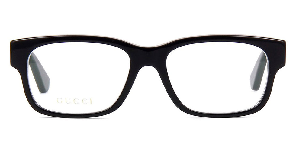 Gucci® GG0343O GUC GG0343O 007 57 - Black/Multicolor Eyeglasses
