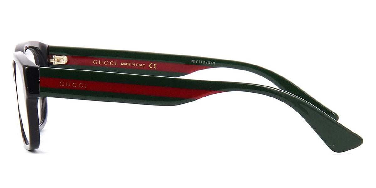 Gucci® GG0343O GUC GG0343O 007 57 - Black/Multicolor Eyeglasses