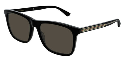 Gucci® GG0381SN GUC GG0381SN 007 57 - Black Sunglasses