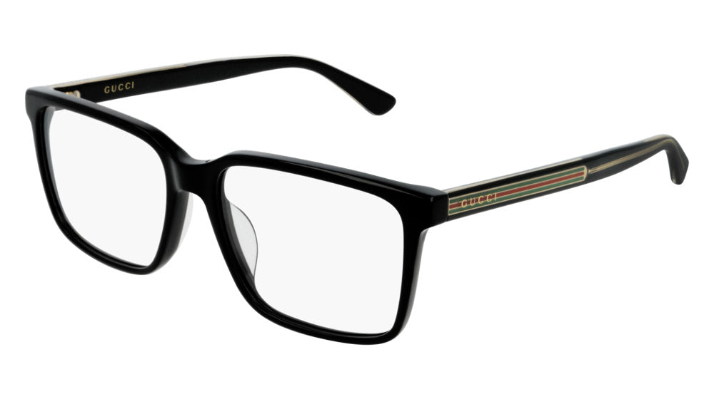 Gucci® GG0385OA GUC GG0385OA 001 55 - Black Eyeglasses