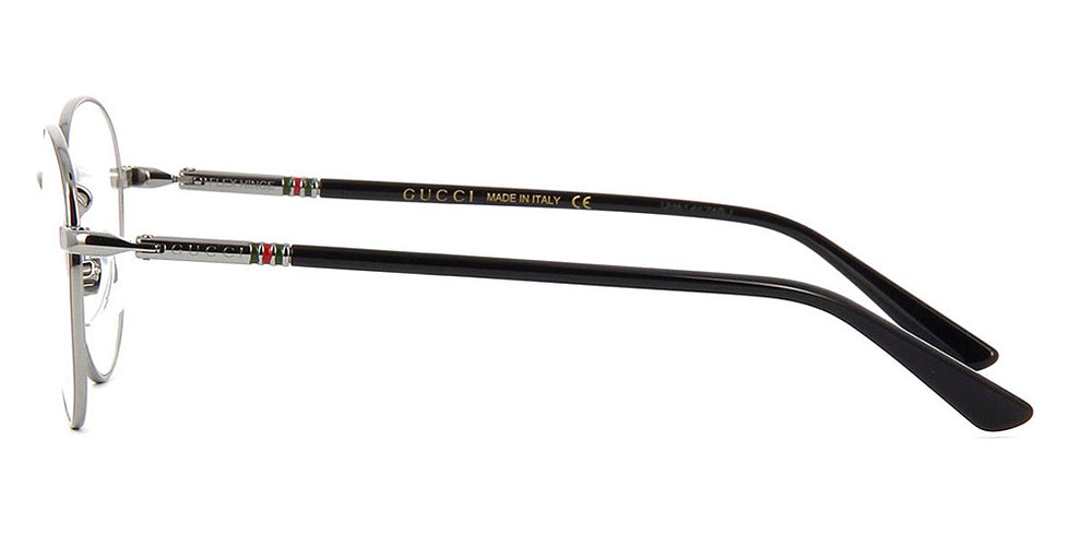 Gucci® GG0392O GUC GG0392O 001 51 - Gunmetal/Black Eyeglasses