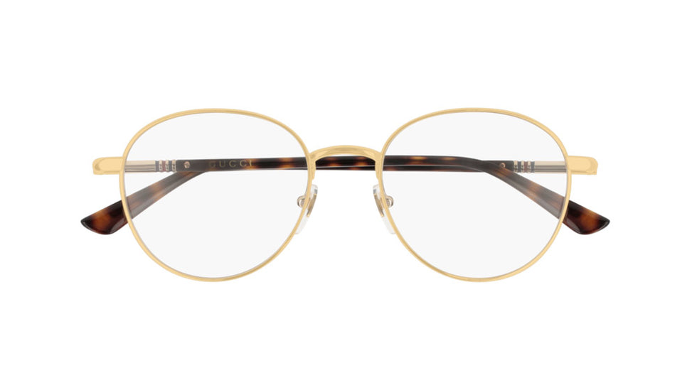 Gucci® GG0392O GUC GG0392O 003 51 - Gold/Havana Eyeglasses