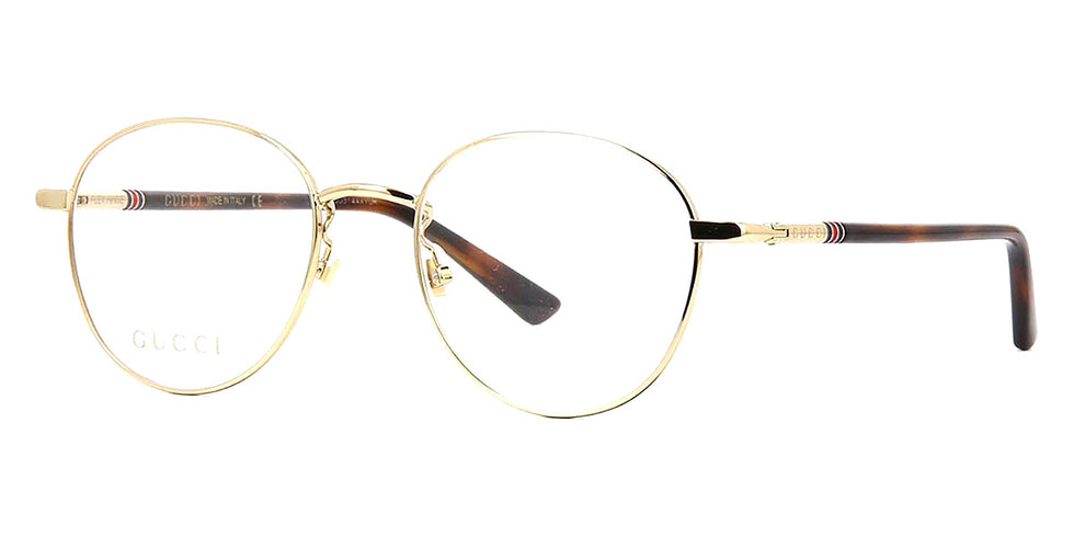 Gucci® GG0392O GUC GG0392O 003 51 - Gold/Havana Eyeglasses