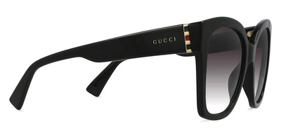 Gucci® GG0459S GUC GG0459S 001 54 - Black/Gold Sunglasses