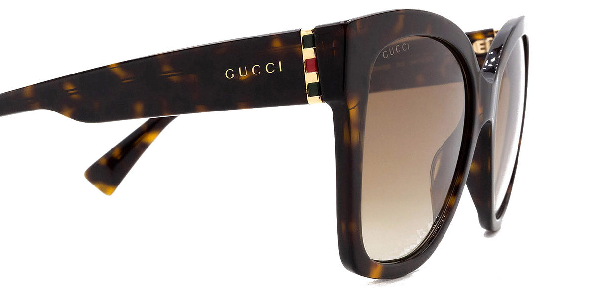 Gucci® GG0459S GUC GG0459S 002 54 - Havana/Gold Sunglasses