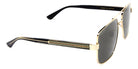 Gucci® GG0529S GUC GG0529S 001 60 - Gold/Crystal Sunglasses