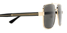 Gucci® GG0529S GUC GG0529S 001 60 - Gold/Crystal Sunglasses