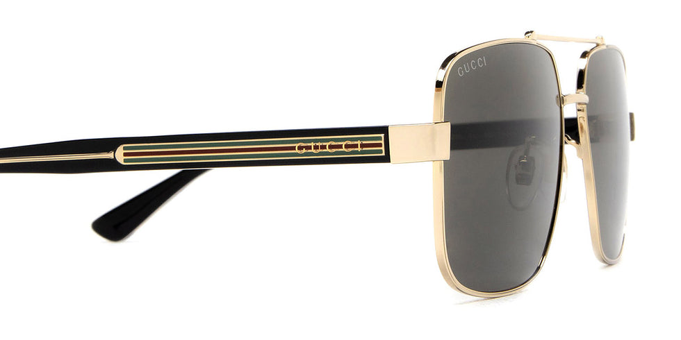 Gucci® GG0529S GUC GG0529S 001 60 - Gold/Crystal Sunglasses