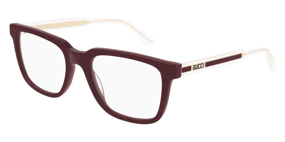 Gucci® GG0560ON GUC GG0560ON 007 55 - Burgundy/Crystal Eyeglasses