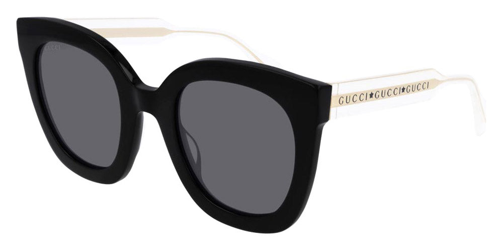 Gucci® GG0564SN GUC GG0564SN 001 51 - Black/Crystal Sunglasses