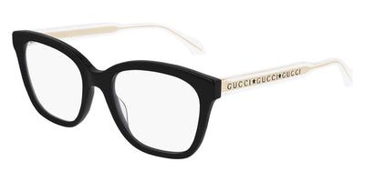 Gucci® GG0566ON GUC GG0566ON 001 52 - Black/Crystal Eyeglasses