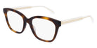 Gucci® GG0566ON GUC GG0566ON 002 52 - Havana/Crystal Eyeglasses