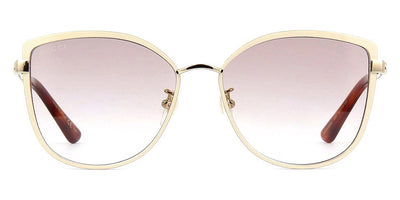 Gucci® GG0589SK GUC GG0589SK 003 57 - Gold/Ivory Sunglasses