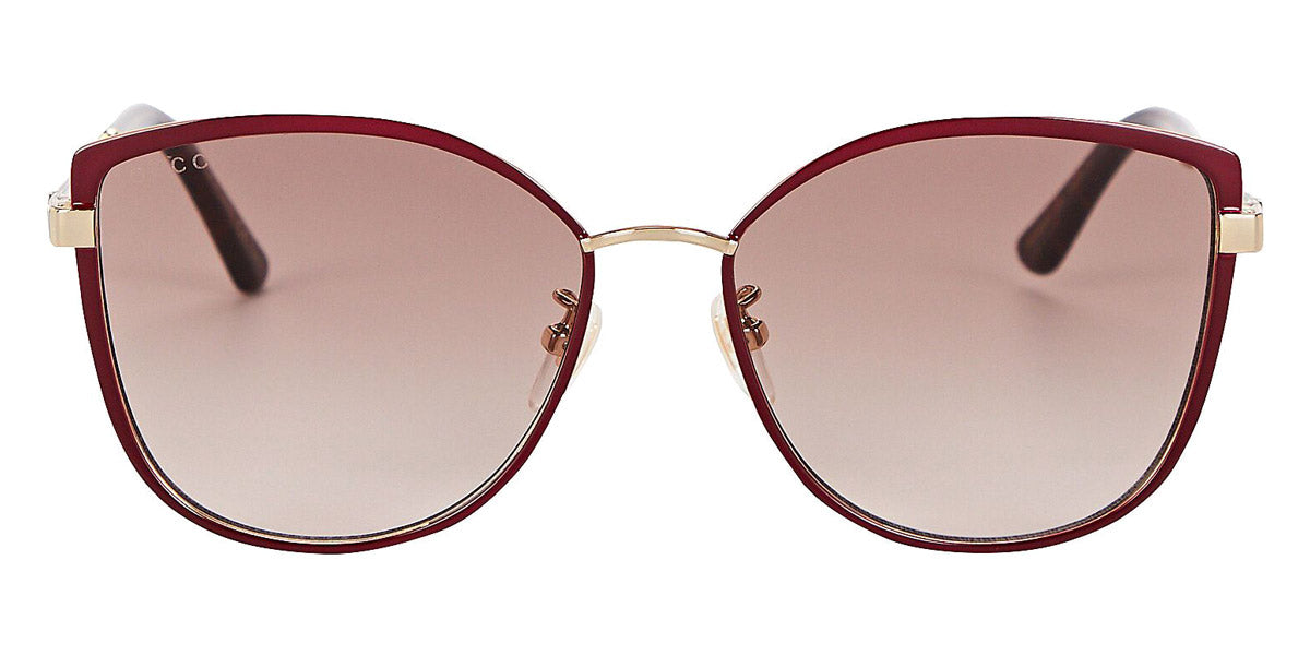 Gucci® GG0589SK GUC GG0589SK 004 57 - Red/Gold Sunglasses