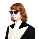 Gucci® GG0597S GUC GG0597S 001 55 - Black Sunglasses