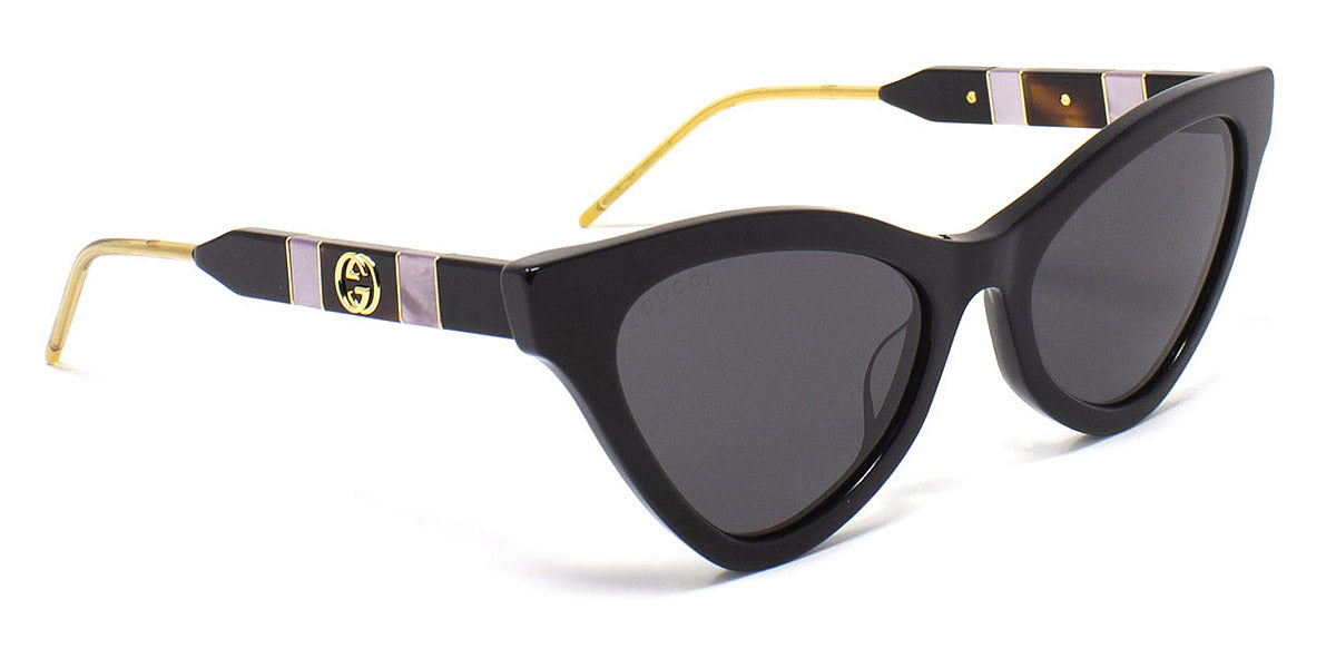 Gucci® GG0597S GUC GG0597S 001 55 - Black Sunglasses