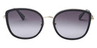 Gucci® GG0606SK GUC GG0606SK 001 56 - Black/Gold Sunglasses