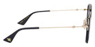Gucci® GG0606SK GUC GG0606SK 001 56 - Black/Gold Sunglasses