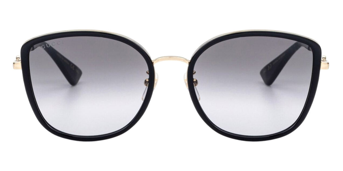 Gucci® GG0606SK GUC GG0606SK 002 56 - Black/Silver Sunglasses