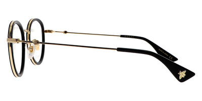 Gucci® GG0608OK GUC GG0608OK 001 49 - Black/Gold Eyeglasses