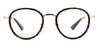 Gucci® GG0608OK GUC GG0608OK 003 49 - Havana/Gold Eyeglasses