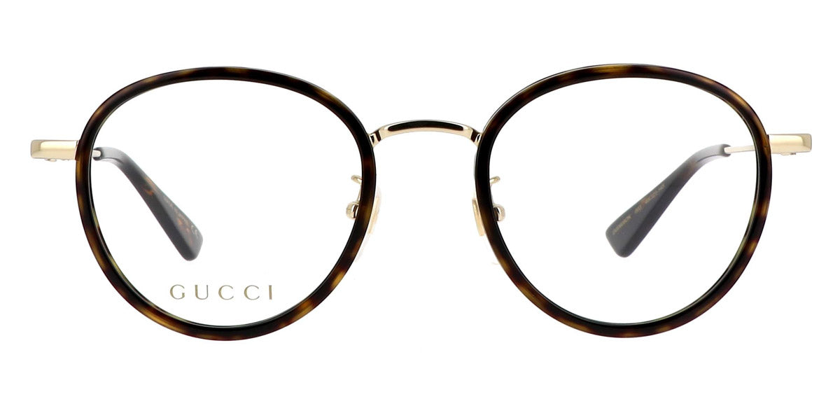 Gucci® GG0608OK GUC GG0608OK 003 49 - Havana/Gold Eyeglasses
