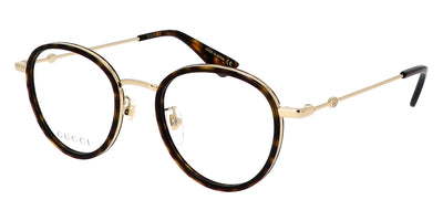 Gucci® GG0608OK GUC GG0608OK 003 49 - Havana/Gold Eyeglasses