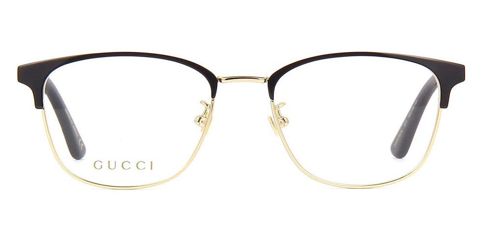 Gucci® GG0609OK GUC GG0609OK 001 52 - Black/Gold Eyeglasses