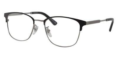 Gucci® GG0609OK GUC GG0609OK 002 52 - Black/Gunmetal Eyeglasses