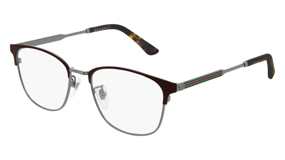 Gucci® GG0609OK GUC GG0609OK 003 52 - Ruthenium Eyeglasses