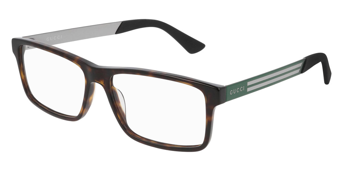 Gucci® GG0692O GUC GG0692O 002 55 - Green Eyeglasses
