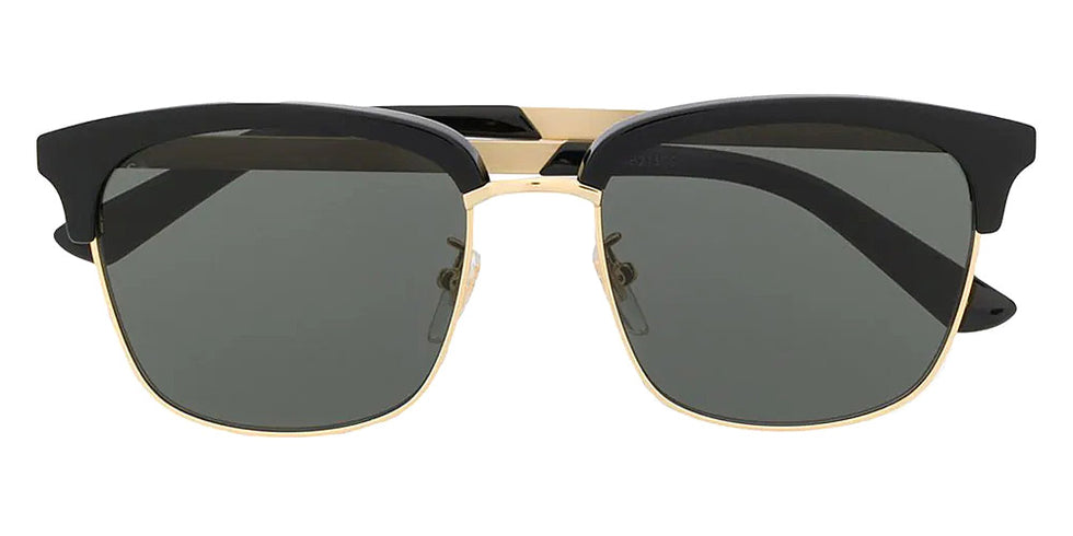 Gucci® GG0697S GUC GG0697S 001 55 - Black/Gold Sunglasses