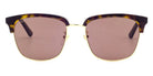 Gucci® GG0697S GUC GG0697S 002 55 - Gold/Havana Sunglasses