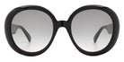 Gucci® GG0712S GUC GG0712S 001 55 - Black/Green Sunglasses