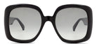 Gucci® GG0713S GUC GG0713S 001 55 - Black/Blue Sunglasses