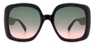 Gucci® GG0713S GUC GG0713S 002 55 - Black Sunglasses