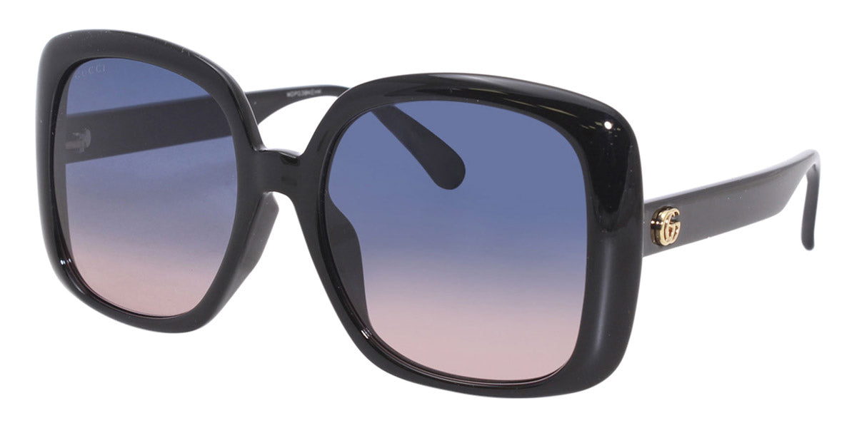 Gucci® GG0714SA GUC GG0714SA 002 56 - Black Sunglasses