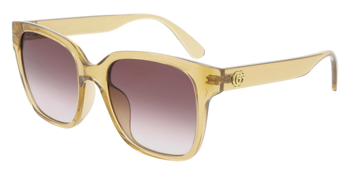 Gucci® GG0715SA GUC GG0715SA 003 53 - Yellow Sunglasses