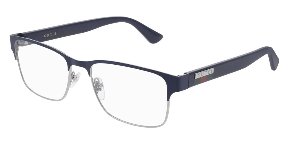 Gucci® GG0750O GUC GG0750O 003 56 - Blue Eyeglasses