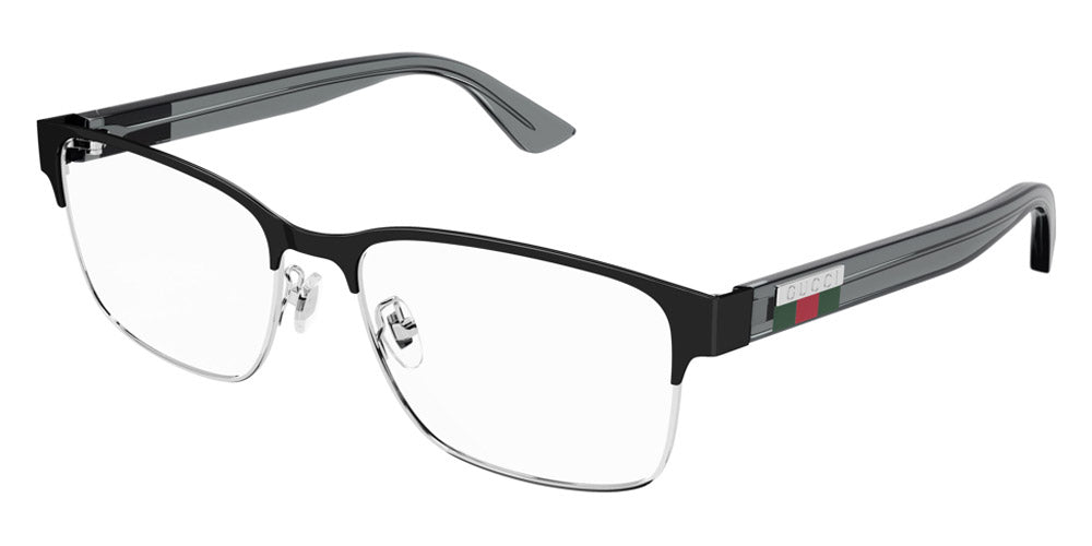 Gucci® GG0750O GUC GG0750O 004 60 - Silver/Gray Eyeglasses
