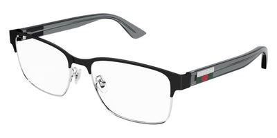 Gucci® GG0750O GUC GG0750O 008 56 - Silver/Gray Eyeglasses