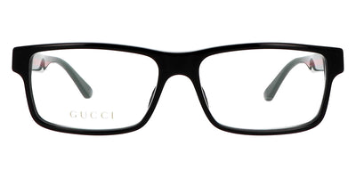 Gucci® GG0752O GUC GG0752O 001 56 - Black/Green Eyeglasses