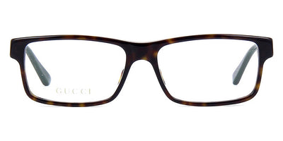 Gucci® GG0752O GUC GG0752O 002 56 - Havana/Green Eyeglasses