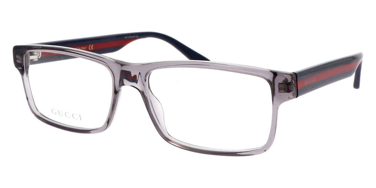 Gucci® GG0752O GUC GG0752O 003 56 - Gray/Blue Eyeglasses